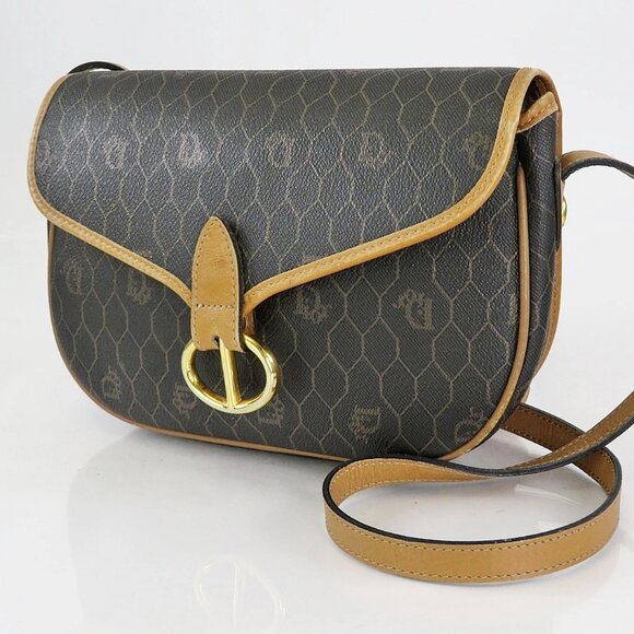 ❤️CHRISTIAN DIOR Black Honey Comp Crossbody Bag❤️ - Picture 1 of 14